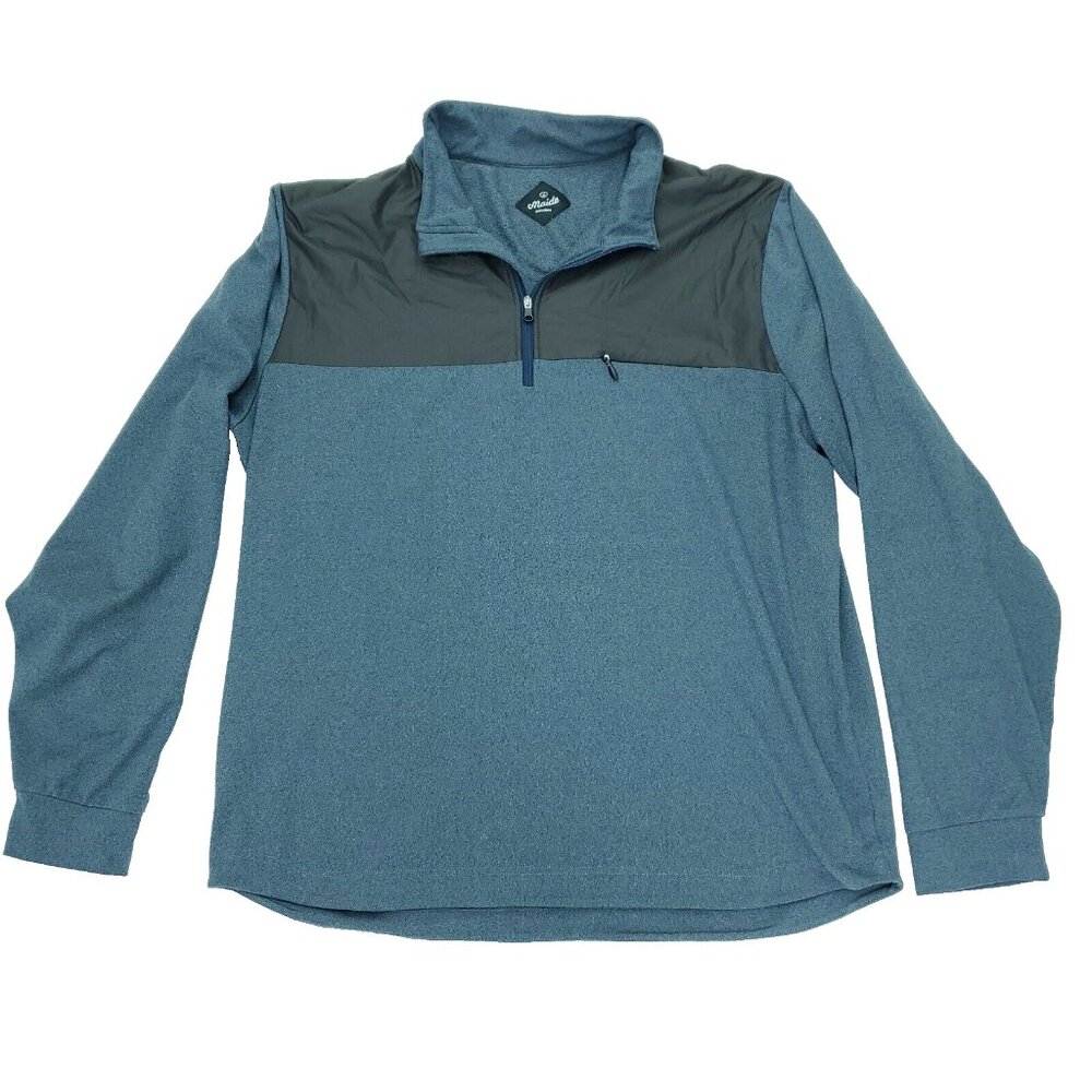 Bonobos Maide 1/4 Zip Pullover Mens XL Blue Sweatshirt Pocket Golf